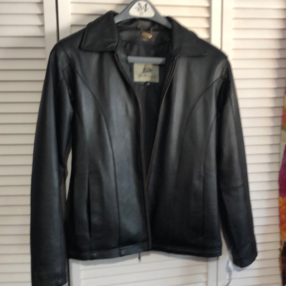 Ladies leather jacket